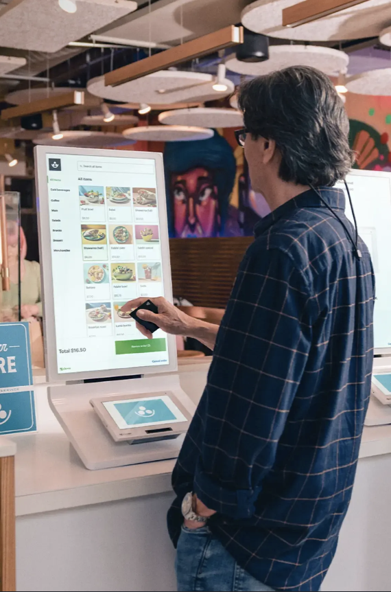 Clover Kiosk self-ordering payment station