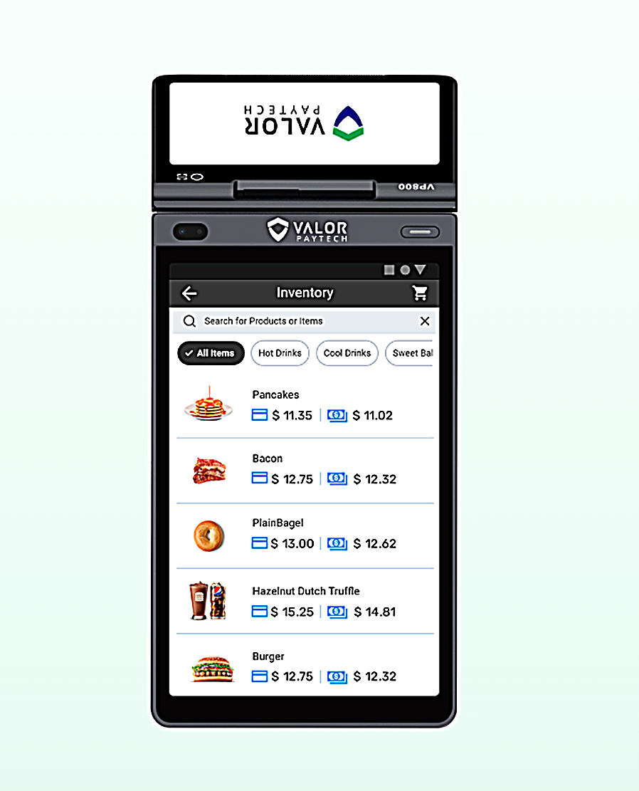Valor PayTech Terminal